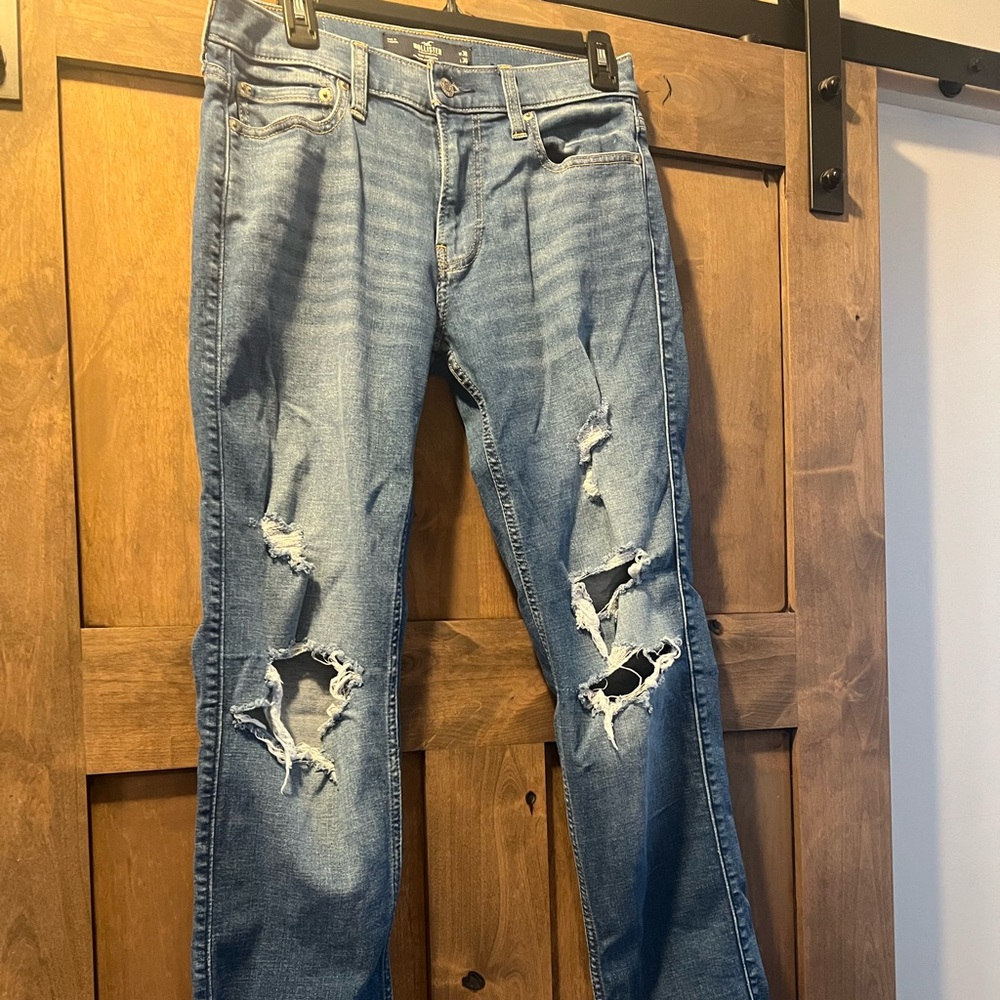 Hollister slim straight jeans. Mens size 30x36